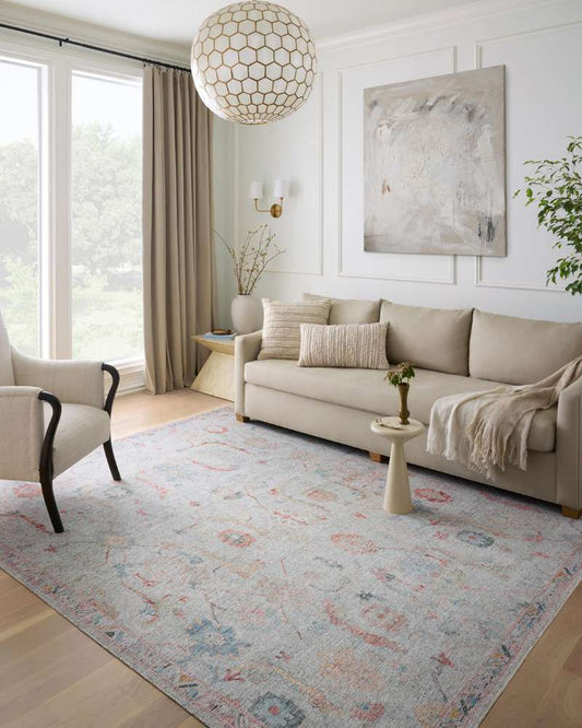 Loloi - Elysium Pebble / Multi 9-6in x 14 Area Rug - ELYSELY-01PPML96E0 veiw 2