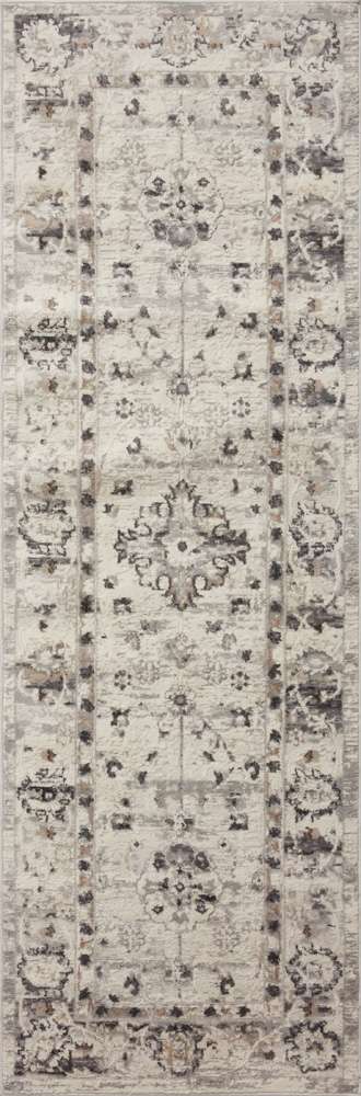 Loloi - Estelle Ivory / Stone 2-7in x 10-0in Runner Rug - ESTEEST-01IVSN27A0 veiw 1