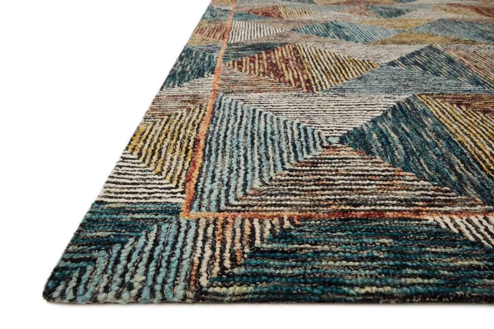 Loloi - Spectrum Lagoon / Spice 2-3in x 3-9in Accent Rug - SPECSPE-01LJSQ2339 veiw 4