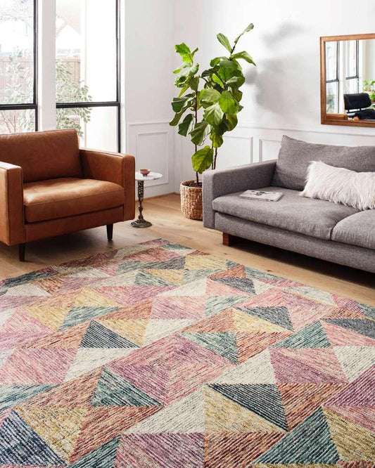 Loloi - Spectrum Silver / Fiesta 5-0in x 7-6in Area Rug - SPECSPE-01SIFD5076 veiw 2
