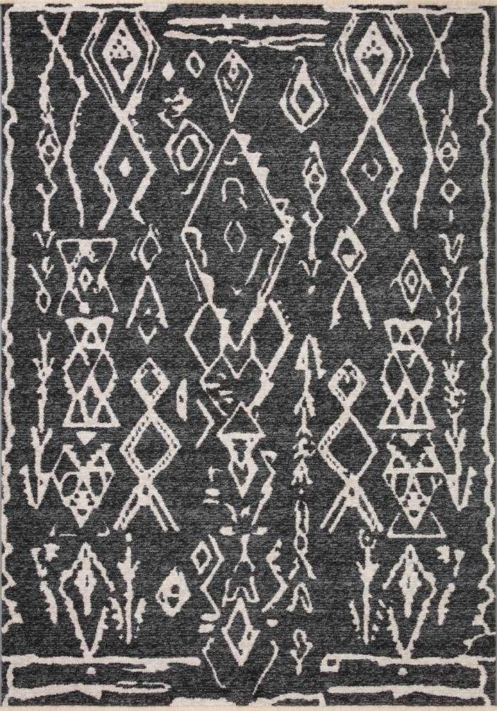 Loloi - Vance Charcoal / Dove 18in x 18in Sample Rug - VANCVAN-07CCDV160S veiw 1