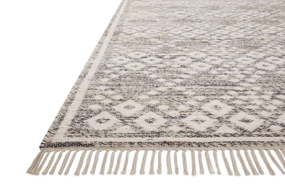 Angela Rose x Loloi - Rivers Denim / Ivory 18in x 18in Sample Rug - RIVRRIV-01DEIV160S veiw 3