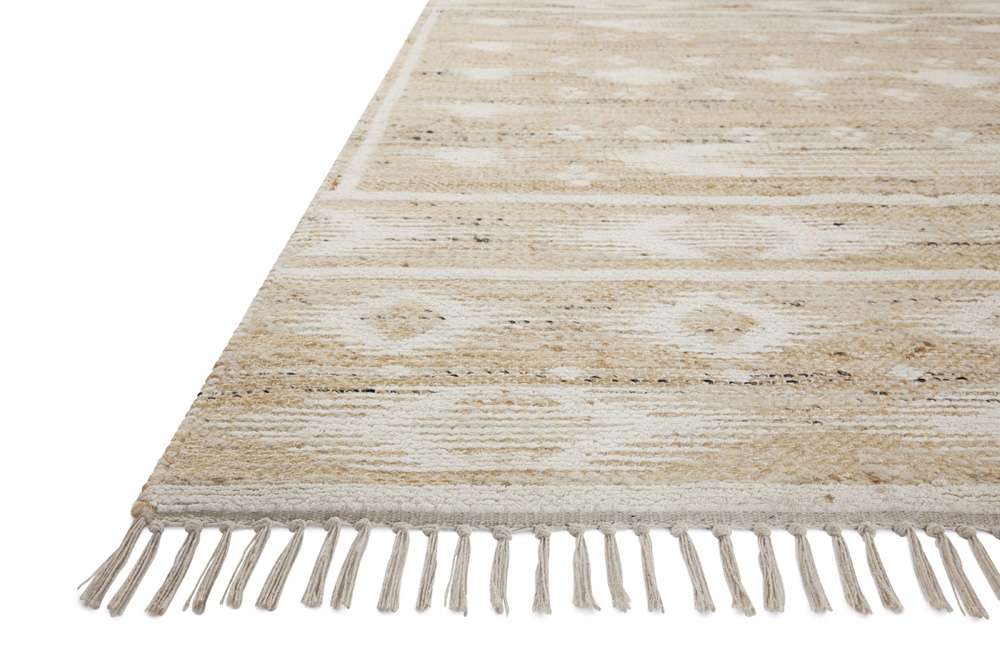 Angela Rose x Loloi - Rivers Natural / Ivory 18in x 18in Sample Rug - RIVRRIV-04NAIV160S veiw 4