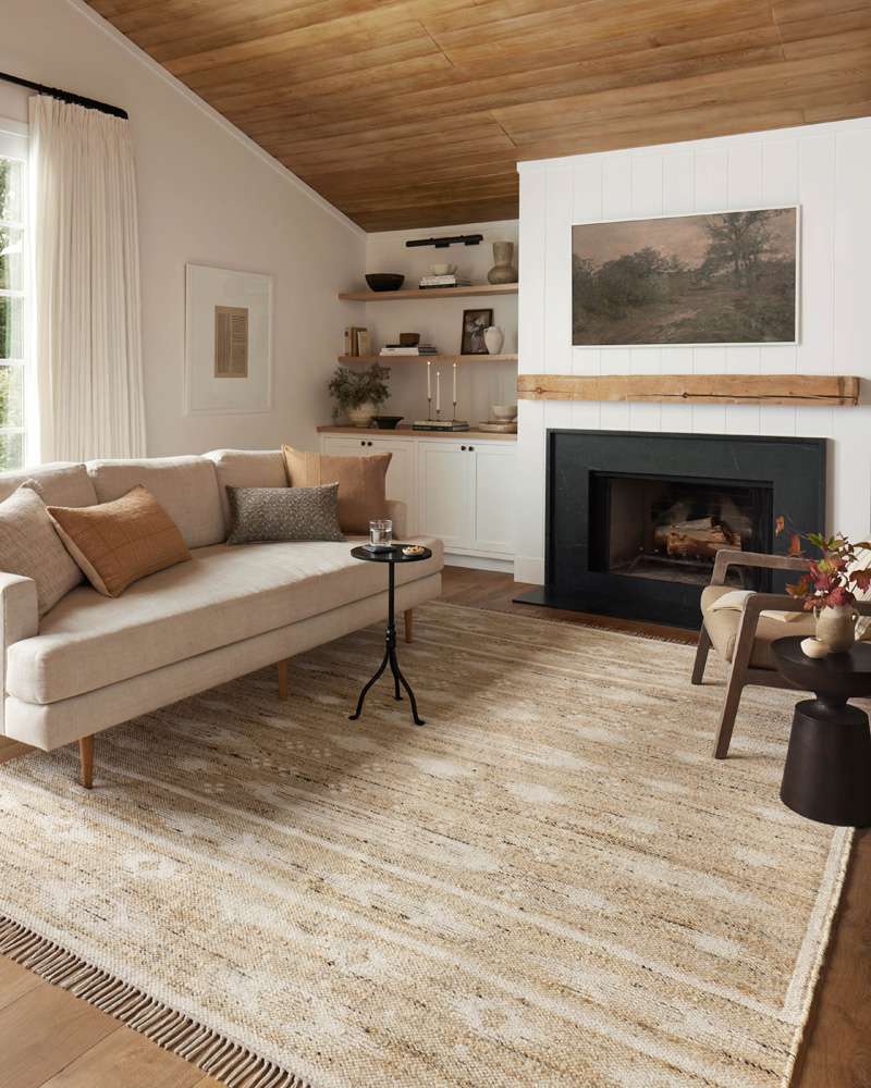 Angela Rose x Loloi - Rivers Natural / Ivory 5-0in x 7-6in Area Rug - RIVRRIV-04NAIV5076 view 3