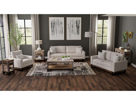 IFD - Blackburn - Metal & Wood Base, Loveseat - IUP778-LOV-210 veiw 2