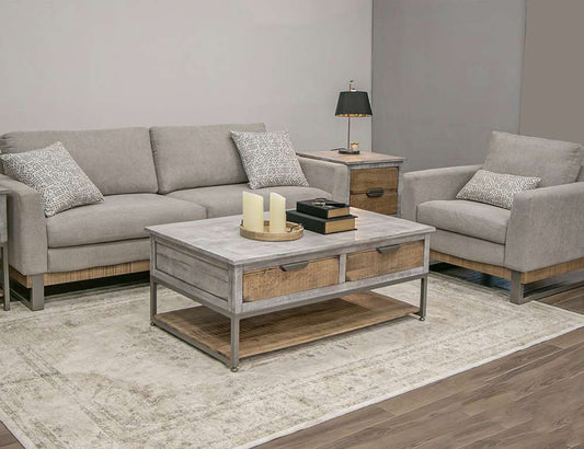 IFD - Mita - Metal & Wood Base, Loveseat - IUP241-LOV-161 veiw 2