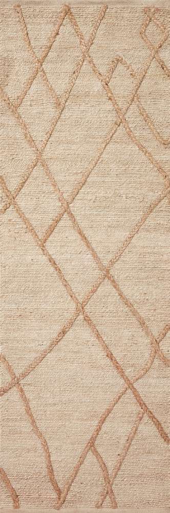 Loloi - Bodhi Ivory / Natural 2-6in x 7-6in Runner Rug - BODIBOD-01IVNA2676 veiw 1