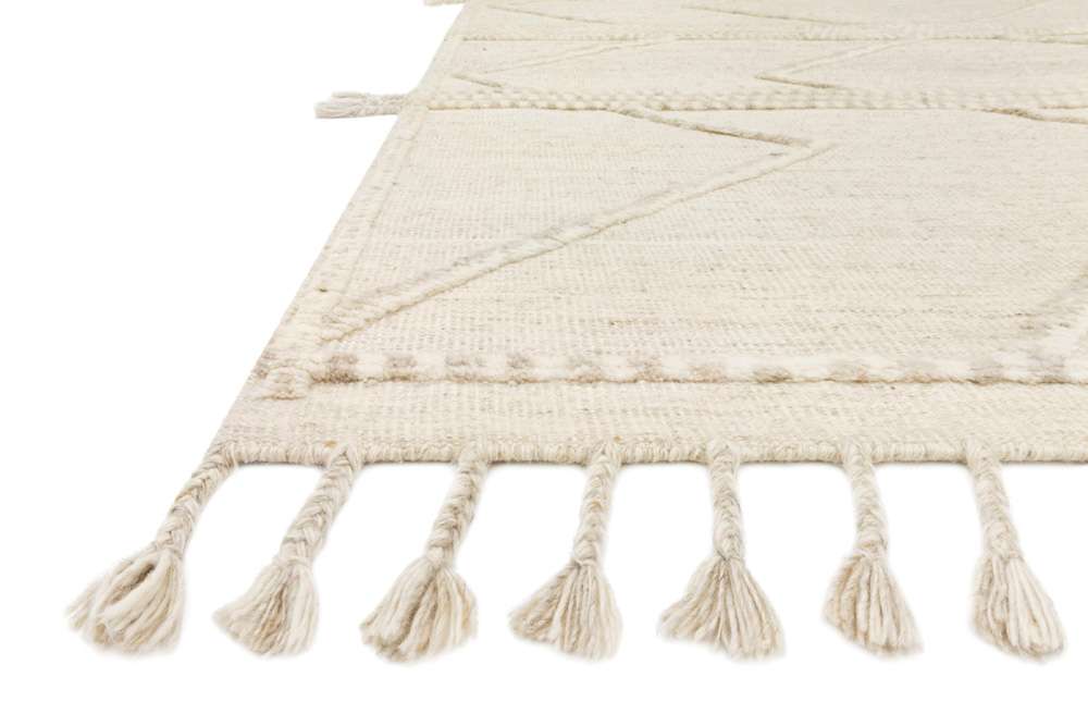 Loloi - Iman Beige / Ivory 18in x 18in Sample Rug - IMANIMA-05BEIV160S veiw 2