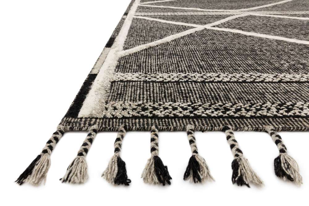 Loloi - Iman Beige / Charcoal 5-6in x 8-6in Area Rug - IMANIMA-02BECC5686 veiw 5