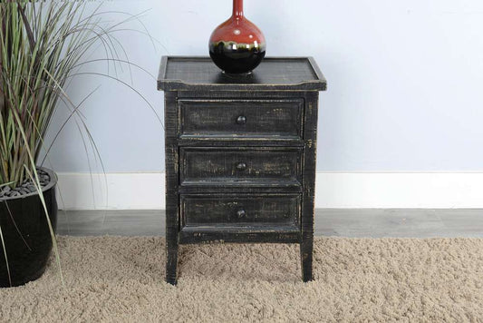 Sunny Designs - Marina - Black Sand End Table - 2080BS veiw 2