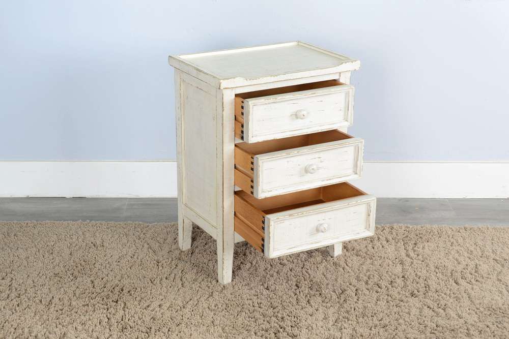 Sunny Designs - Marina - White Sand End Table - 2080WS veiw 3