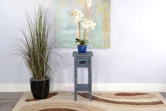 Sunny Designs - Marina - Ocean Blue Chair Side Table - 2077OB veiw 2