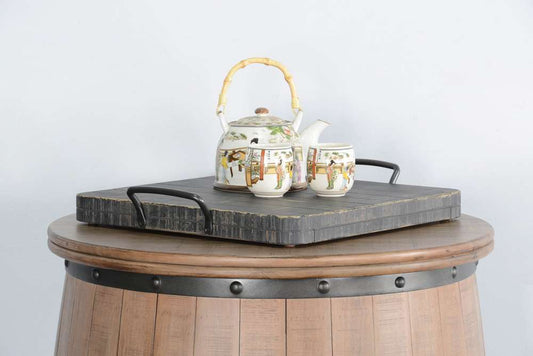 Sunny Designs - Marina - Black Sand Ottoman Tray - 2098BS veiw 2