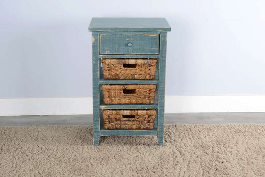 Sunny Designs - Marina - Sea Grass Storage Table - 2093SG veiw 2