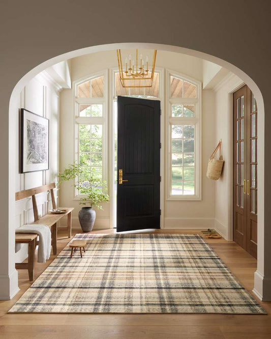 Chris Loves Julia x Loloi - Humphrey Ivory / Multi 7-3in x 9-3in Area Rug - HUMRHUM-02IVML7393 veiw 2