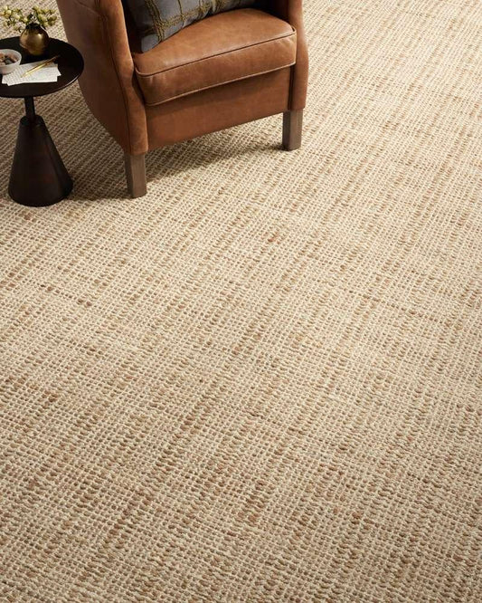 Jean Stoffer x Loloi - Cornwall Ivory / Natural 7-9in x 9-9in Area Rug - CORWCRN-01IVNA7999 veiw 2