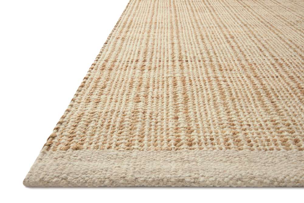 Jean Stoffer x Loloi - Cornwall Ivory / Natural 7-9in x 9-9in Area Rug - CORWCRN-01IVNA7999 veiw 3