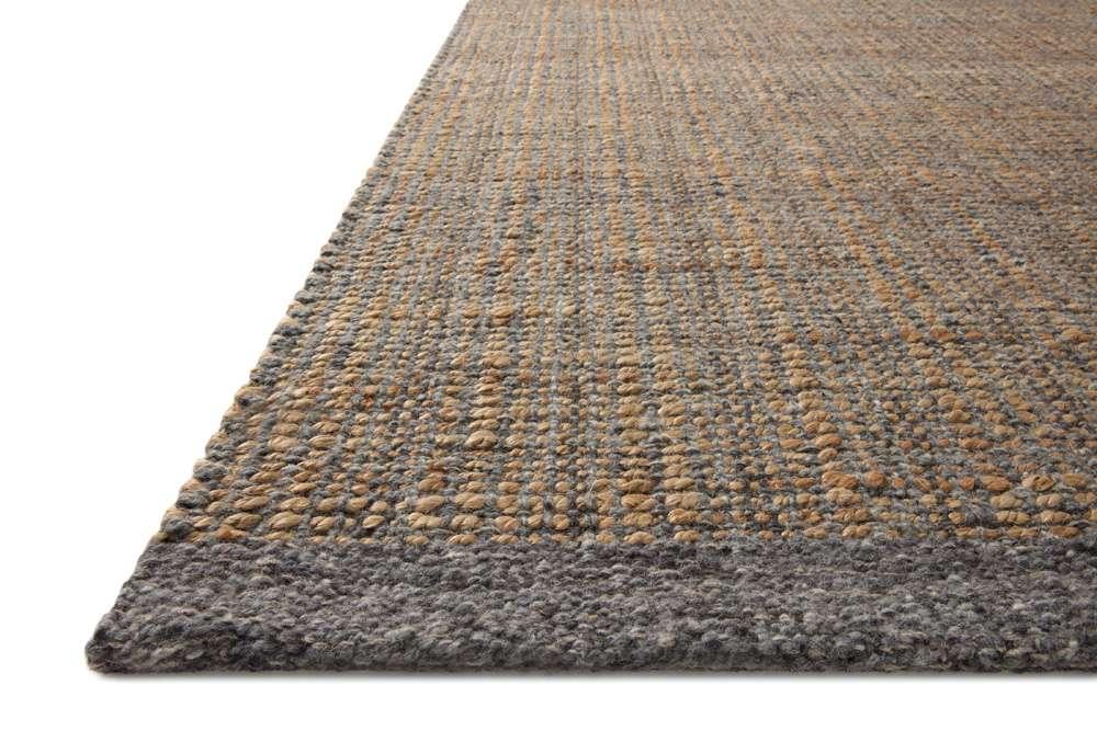 Jean Stoffer x Loloi - Cornwall Charcoal / Natural 9-3in x 13 Area Rug - CORWCRN-01CCNA93D0 veiw 3