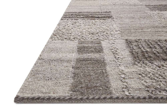 Loloi - Manfred Charcoal / Dove 18in x 18inSample Rug - MANFMAN-01CCDV160S veiw 2