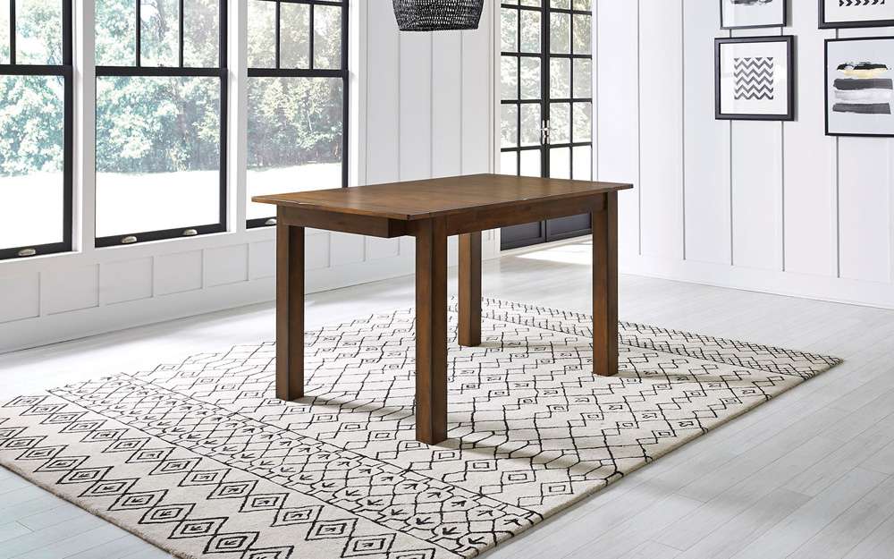 A-America - Mariposa 64in - 100in Gathering Height Leg Table with (2) 18in Butterfly Leaves, Rustic Whiskey Finish - MRPRW6701 veiw 6