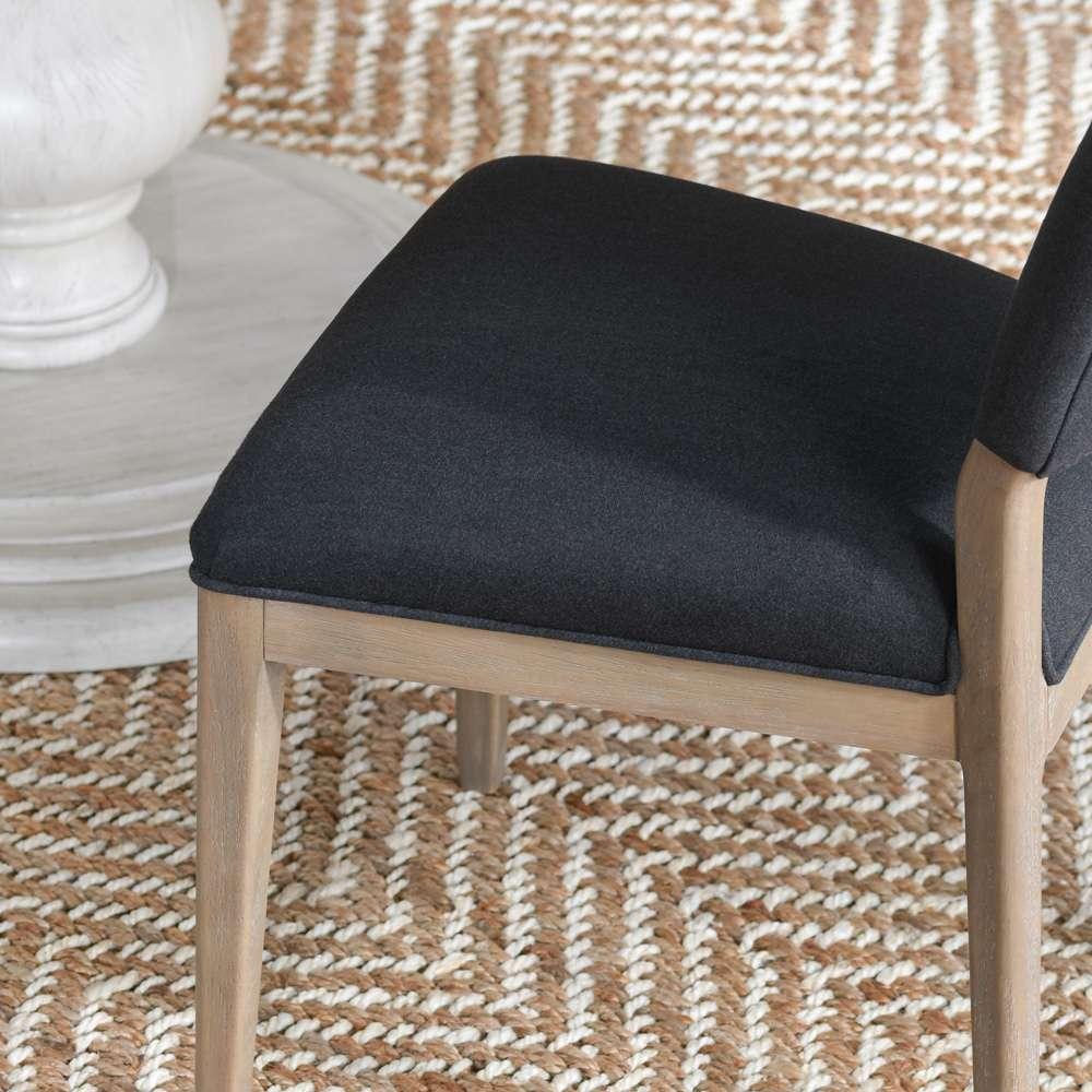 Classic Home - Phillip Upholstered Dining Chair Gray (Set of 2) - 53051675 veiw 4