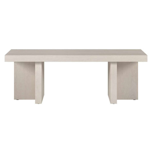 Hudson & Canal - Dimitra 44in Wide Rectangular Coffee Table in Alder White - CT2080 veiw 2