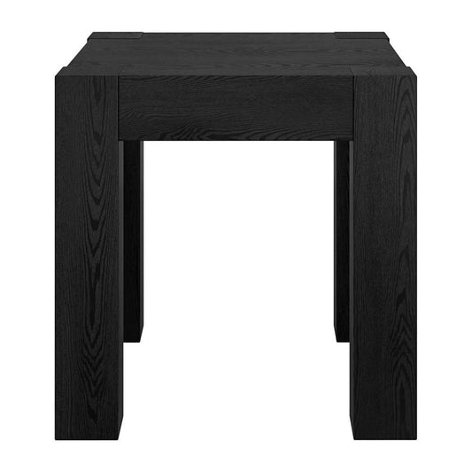 Hudson & Canal - Langston 22in Wide Square Side Table in Black Grain - ST2032 veiw 2