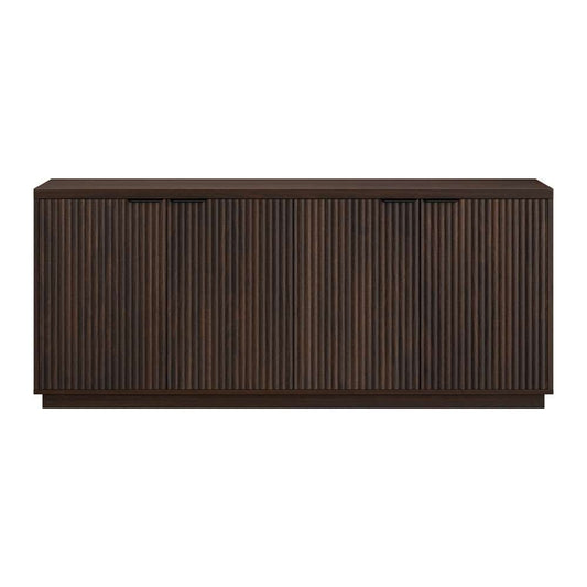 Hudson & Canal - Mansfield 68in Wide Rectangular Buffet Table in Alder Brown - BF2170 veiw 2