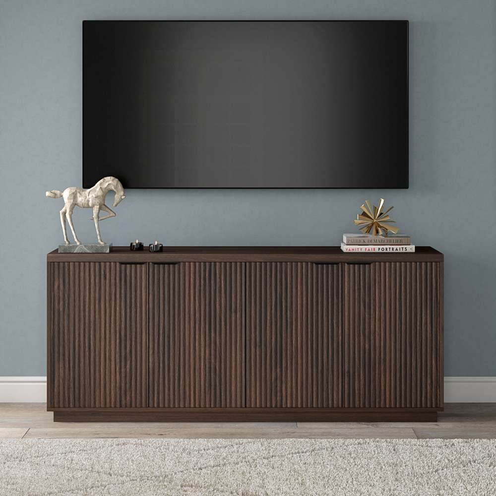 Hudson & Canal - Mansfield 68in Wide Rectangular Buffet Table in Alder Brown - BF2170 veiw 8