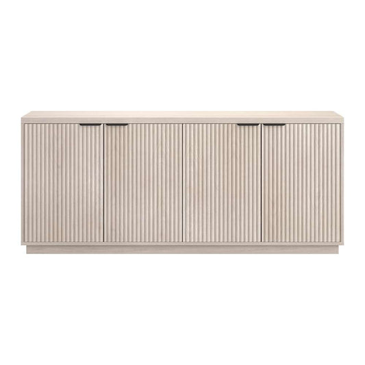 Hudson & Canal - Mansfield 68in Wide Rectangular Buffet Table in Alder White - BF2169 veiw 2