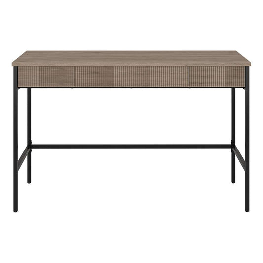 Hudson & Canal - Nolan 48in Wide Rectangular Writing Desk in Antiqued Gray Oak - OF2146 veiw 2