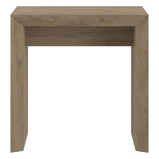 Hudson & Canal - Oswin 22in Wide Rectangular Side Table in Antiqued Gray Oak - ST2063 veiw 2