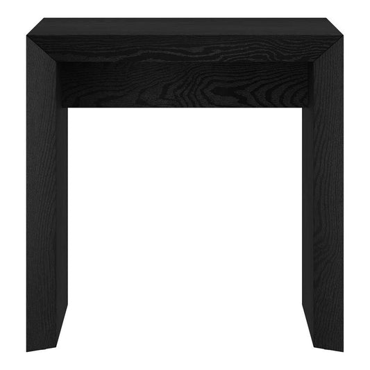Hudson & Canal - Oswin 22in Wide Rectangular Side Table in Black Grain - ST2062 veiw 2