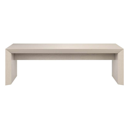 Hudson & Canal - Oswin 48in Wide Rectangular Coffee Table in Alder White - CT2061 veiw 2