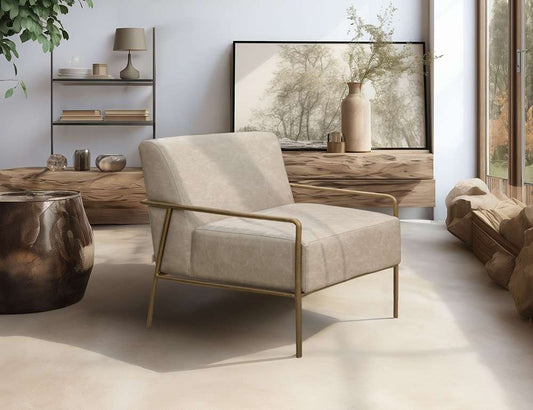 IFD - Aragon - Wooden Frame & Metal Base, Armchair - IUP611-ACH-210 veiw 2