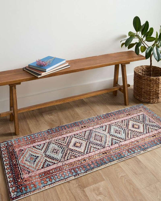 Loloi - Fiona Coral / Blue 2-0in x 5-0in Accent Rug - FIONB20345COBB2050 veiw 2