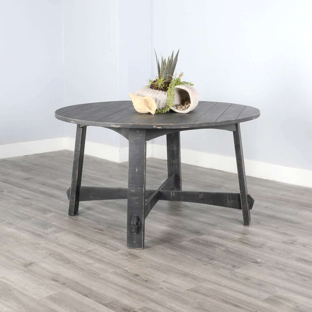 Sunny Designs - Marina - Sunny Deigns Marina 54in Round Wood Dining Table - 1171BS veiw 3
