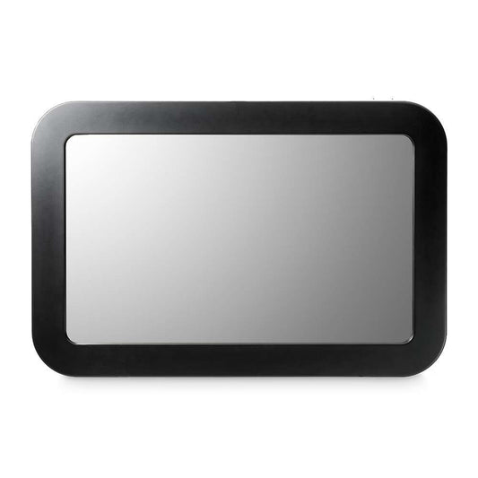 AICO by Michael Amini - Lisbon Wall Mirror - Silken Matte Black - LFR-LSBN260-826 veiw 2