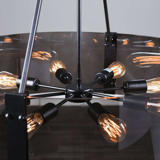 Classic Home - Genesis Chandelier Black - 56004222 veiw 2