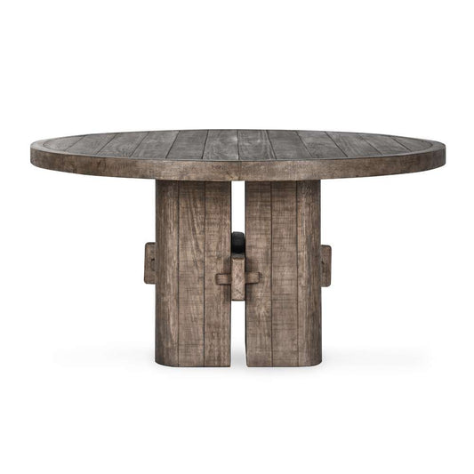 Classic Home - Rosemount Reclaimed Pine 60in Round Dining Table Aged Brown - 51031610 veiw 2