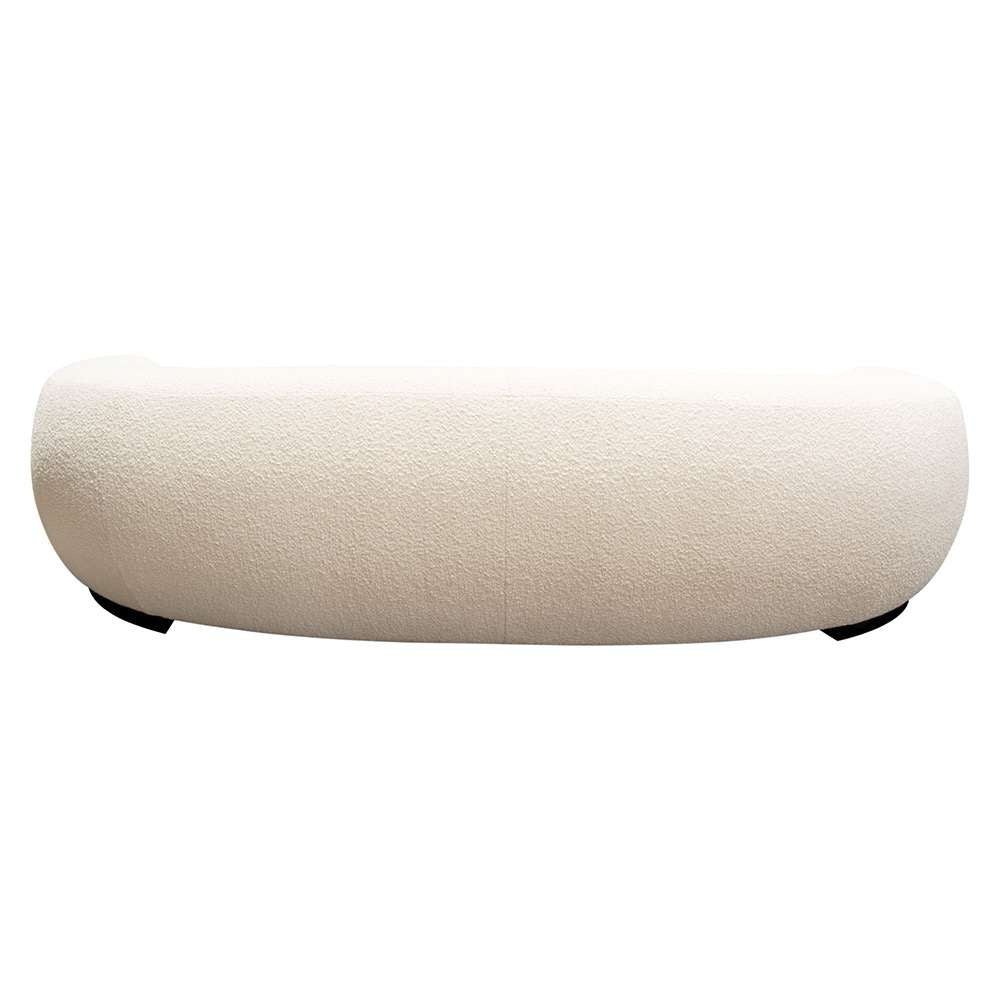 Diamond Sofa - Pascal Sofa in Bone Boucle Textured Fabric w/ Contoured Arms & Back - PASCALSOBO veiw 13
