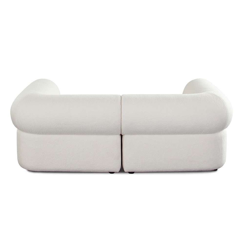 Diamond Sofa - Zia 2PC Modular Sofa in Ivory Sherpa Fabric - ZIA2SCIV veiw 11