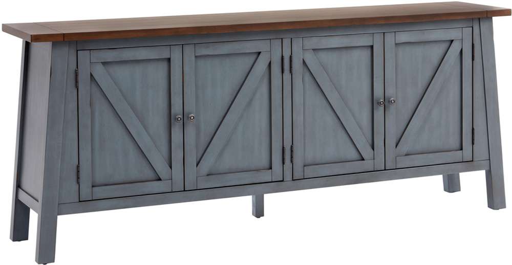 Emery Park - Pinebrook 84in Console in Denim Finish - I629-284-DEN veiw 1