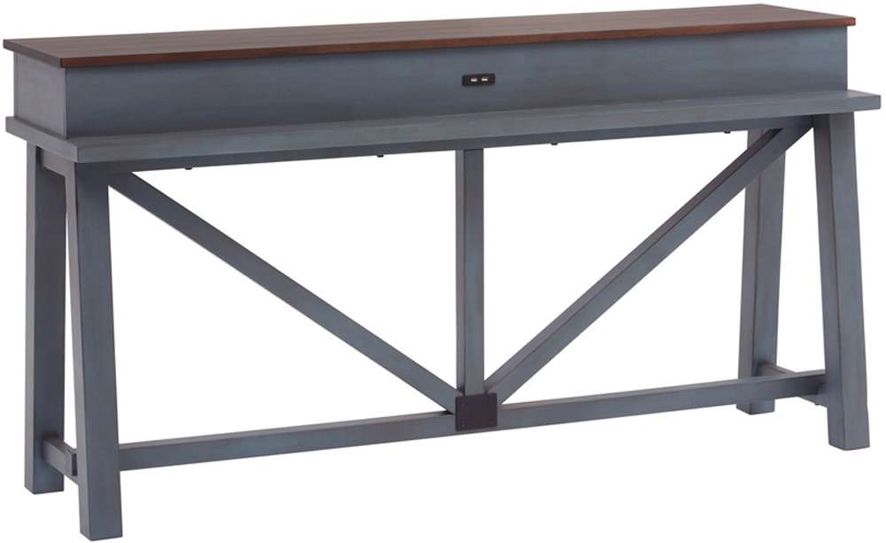 Emery Park - Pinebrook Console Bar Table in Denim Finish - I629-9151-DEN veiw 1