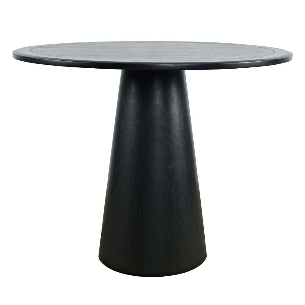 Jofran - Nash Mid-Century Modern 45in Round Pedestal Counter Height Dining Table - 2271-NASH45BTBKT veiw 2