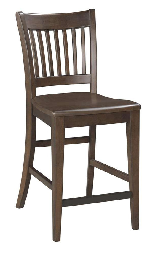 Kincaid Furniture - Kafe Tall Rake Back Chair, Mocha - 317-690M veiw 2