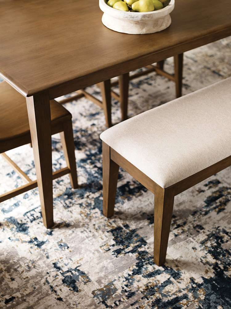 Kincaid Furniture - Kafe Upholstered Dining Bench, Latte - 317-480L veiw 4