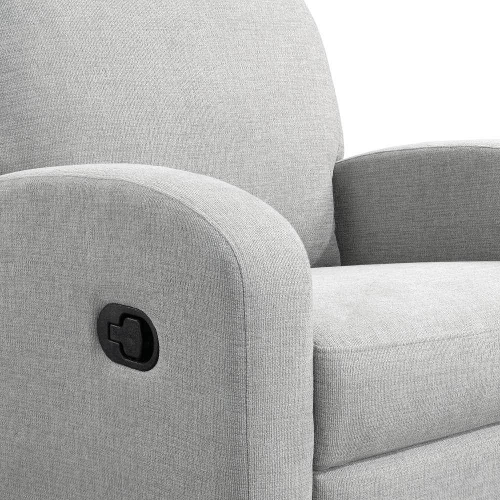 Lifestyle Solutions - Pomeroy Swivel Rocker Recliner Light Grey - 231A011LTG veiw 8