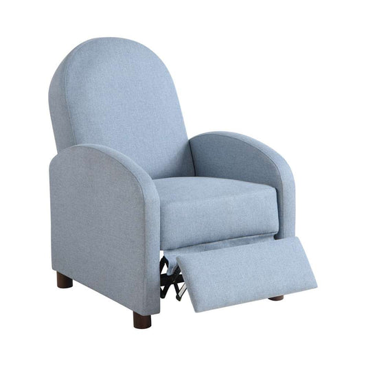 Lifestyle Solutions - Relax A Lounger Lawson Pushback Recliner, Blue - 215A012BLU veiw 2