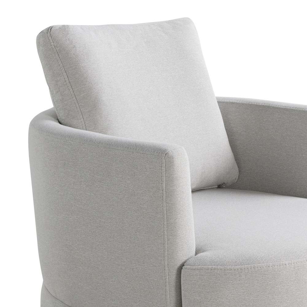 Lifestyle Solutions - Studio Living Ellison Swivel Accent Chair, Ivory - 171A009IVO veiw 8